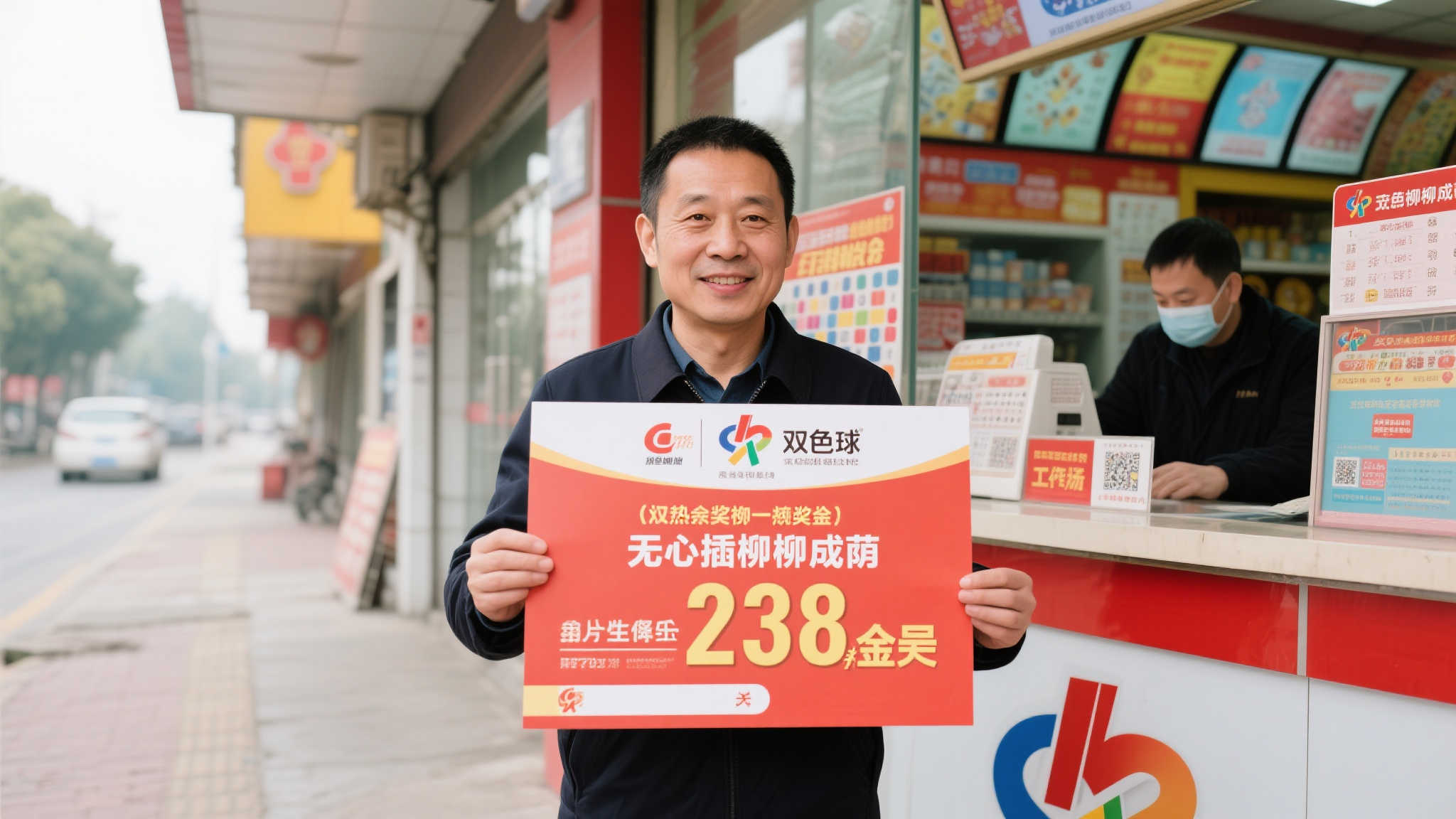 与其他狂热追逐大奖的彩民不同，这位幸运儿