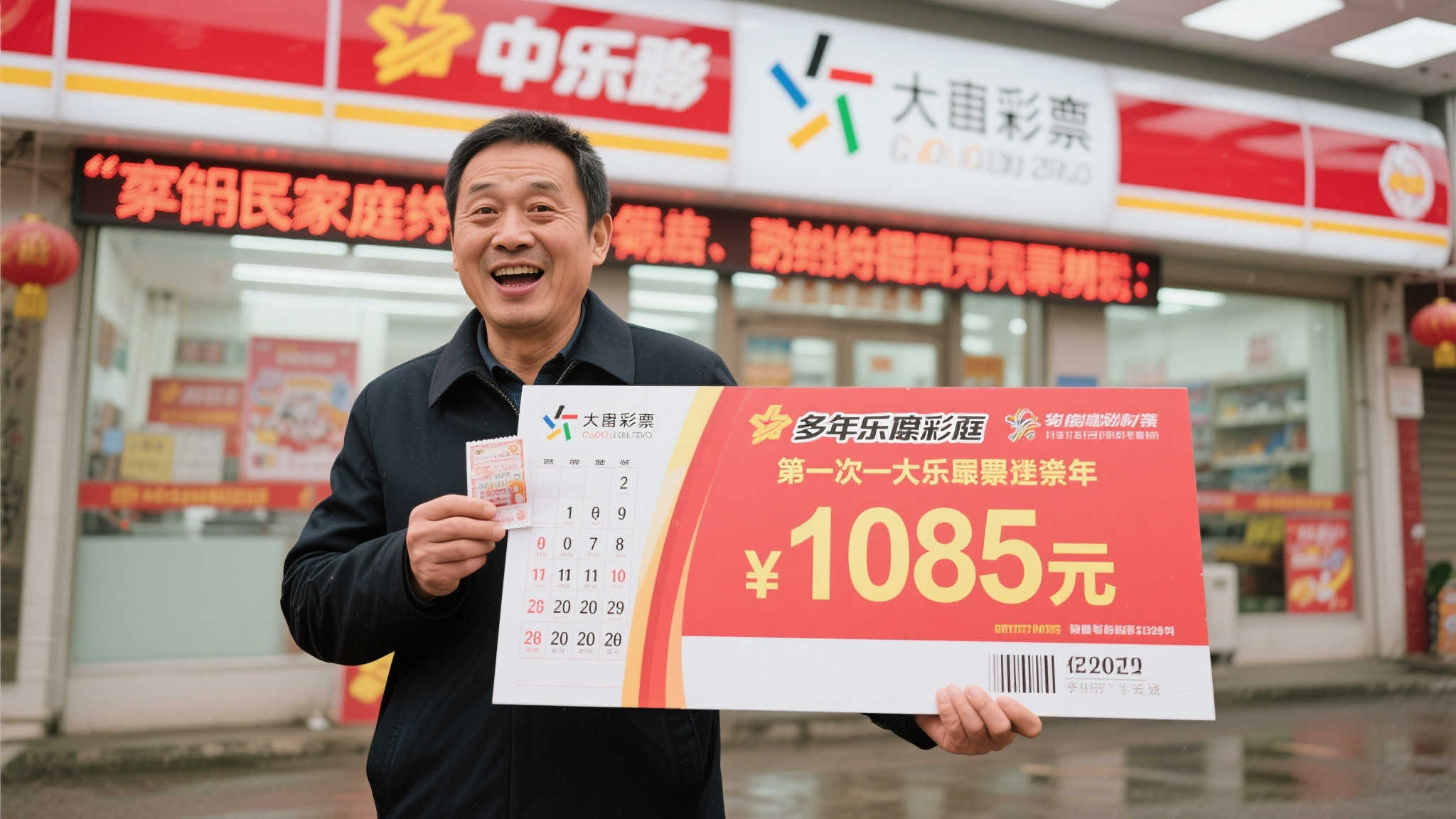 这位男子来自普通家庭，多年来一直有购买彩