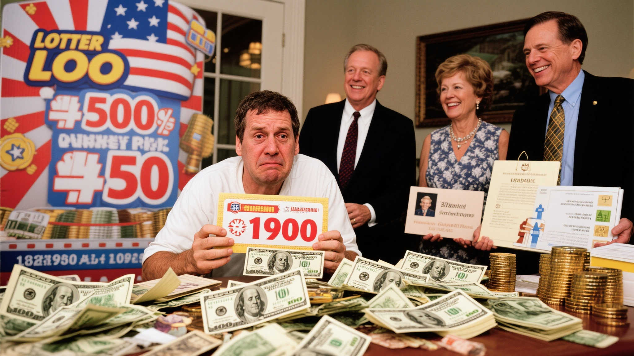 33亿彩票大奖得主露面,实得奖金缩水至11亿 举个例子,曾有一位美国 lottery