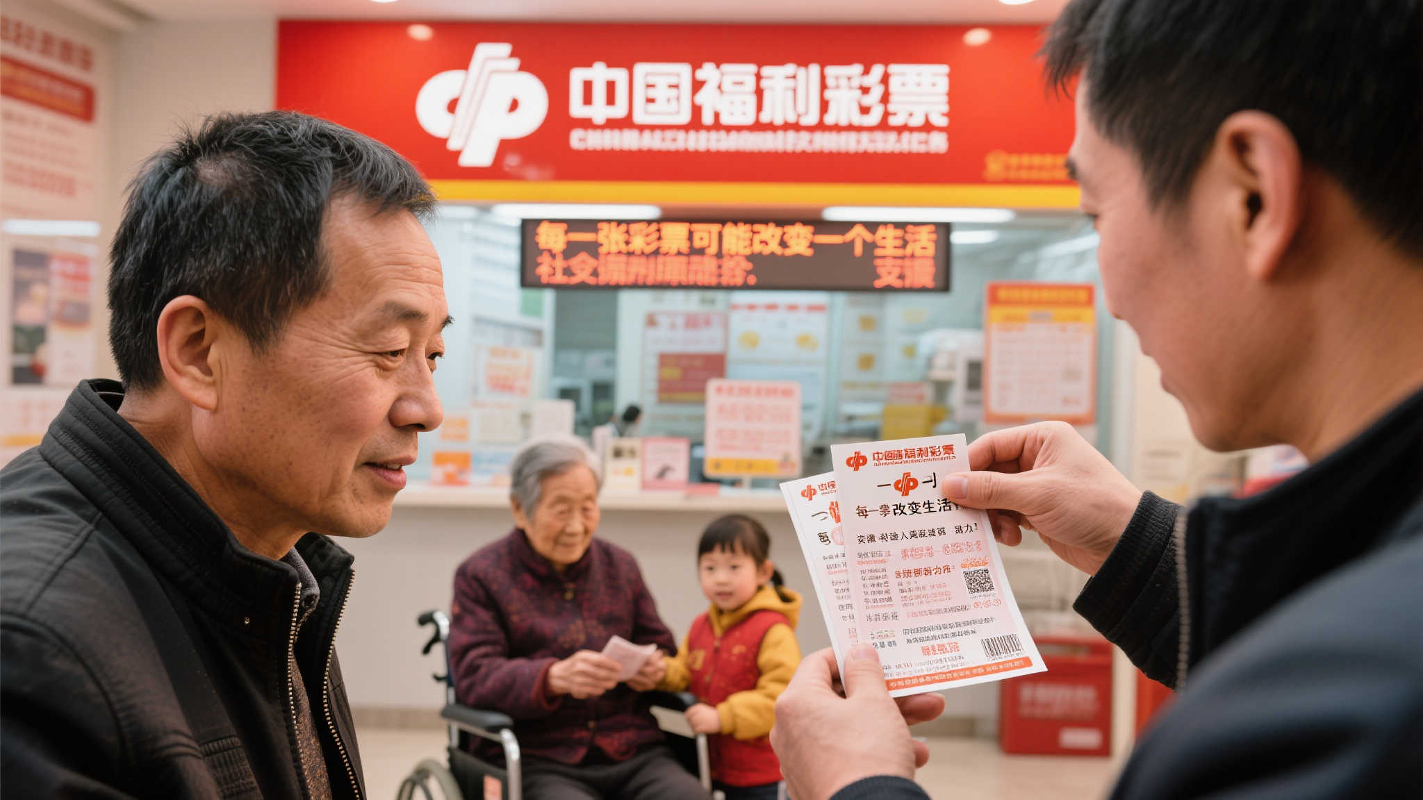 “中国福利彩票”自从设立以来，就承担了兼