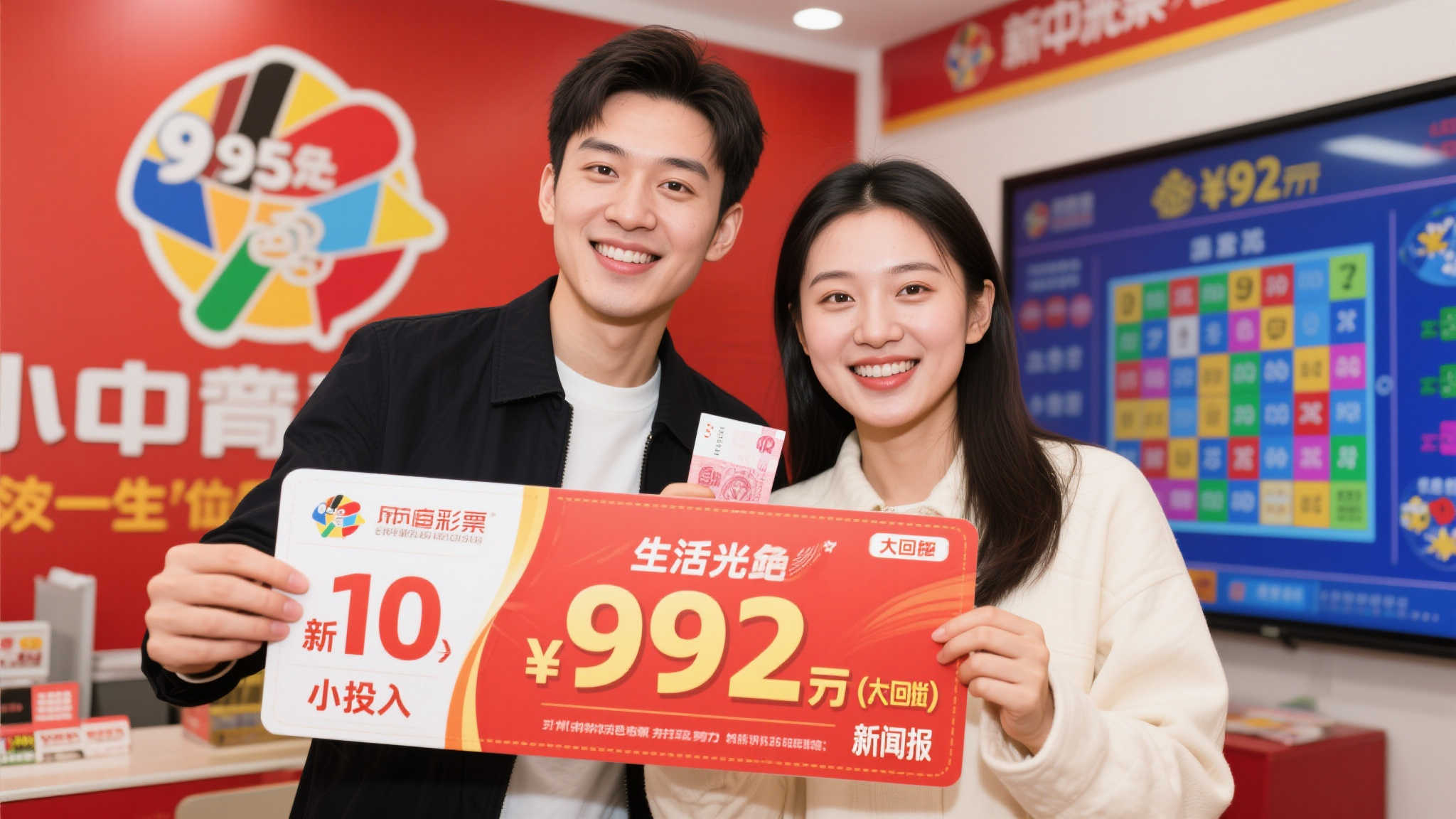 95后小夫妻10元喜中双色球992万:拒绝中奖后‘躺平’生活! 通过这则关于95后夫妻10元中双色球99