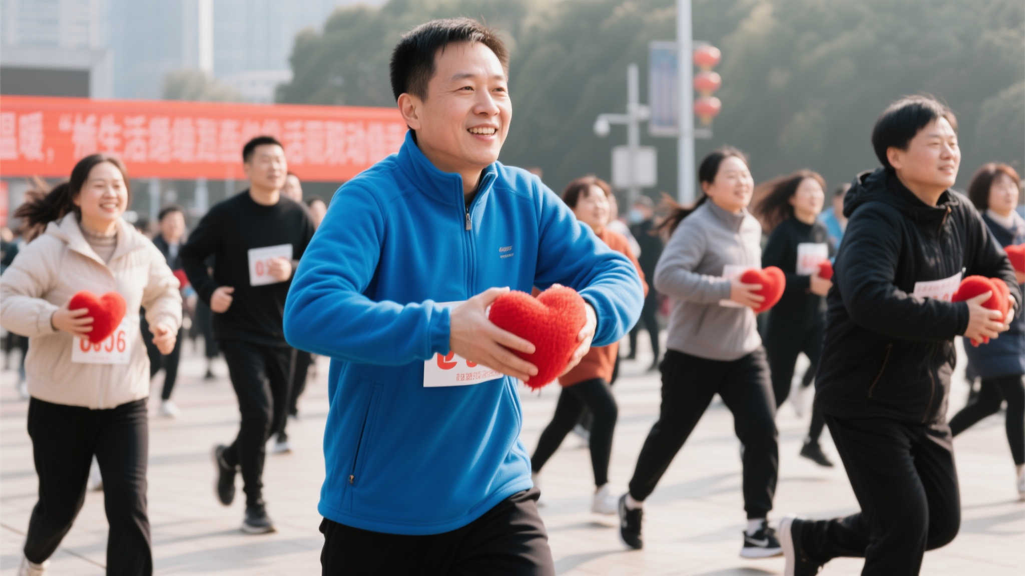 活动中，许多市民表示，这种方式既能锻炼身