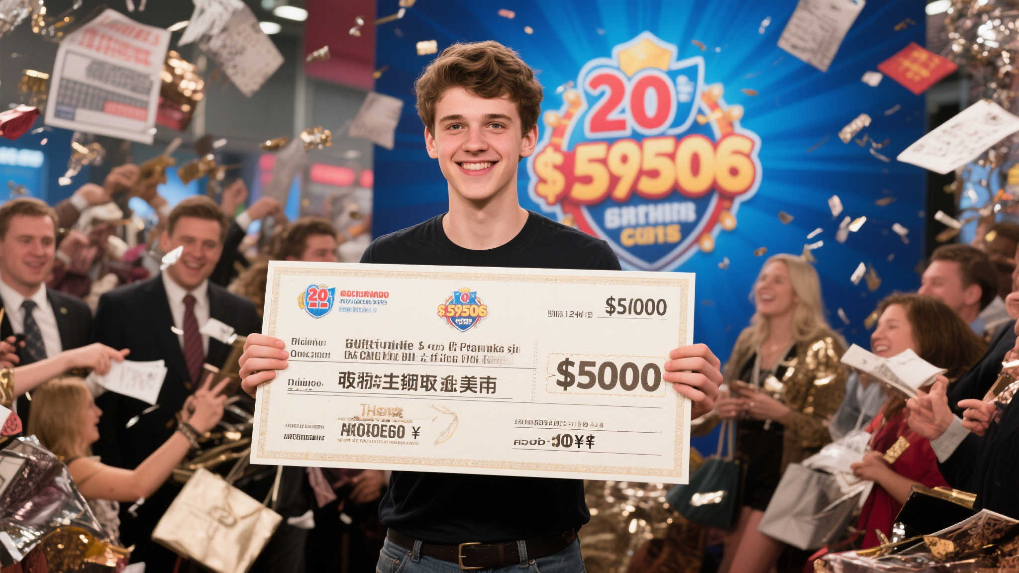 20岁青年揽2.3亿大奖仍坚守岗位:奖金献给父母 20岁青年揽2.3亿大奖仍坚守岗位:奖金献给父母